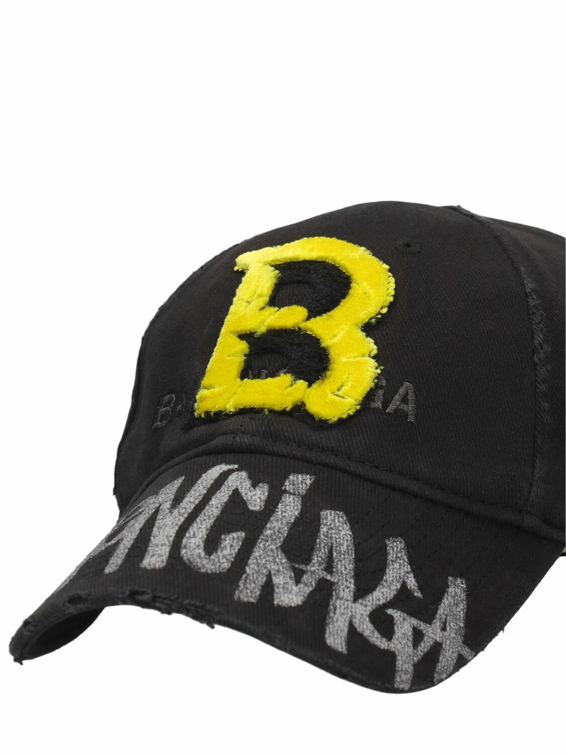 BALENCIAGA Logo Upcycled Cotton Cap Balenciaga