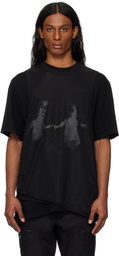 HYEIN SEO Black Double Layer T-shirt