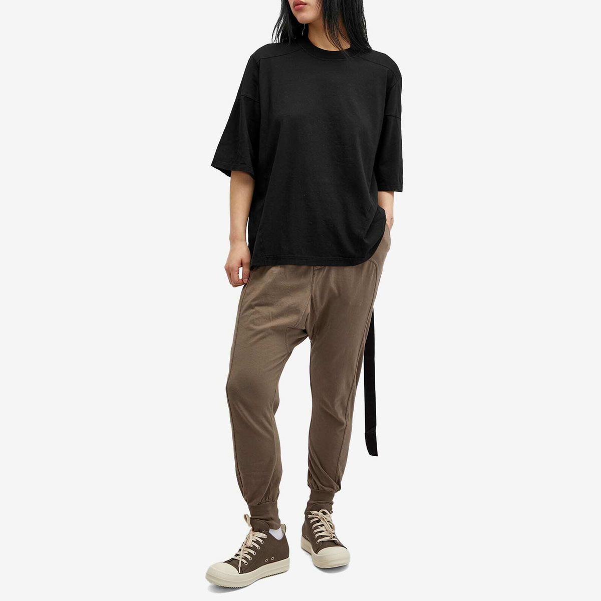 Rick Owens DRKSHDW Women's Walrus T-Shirt in Black Rick