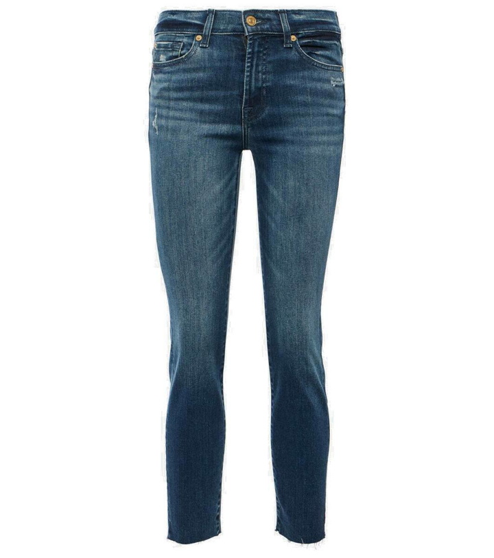 Photo: 7 For All Mankind Roxanne skinny jeans