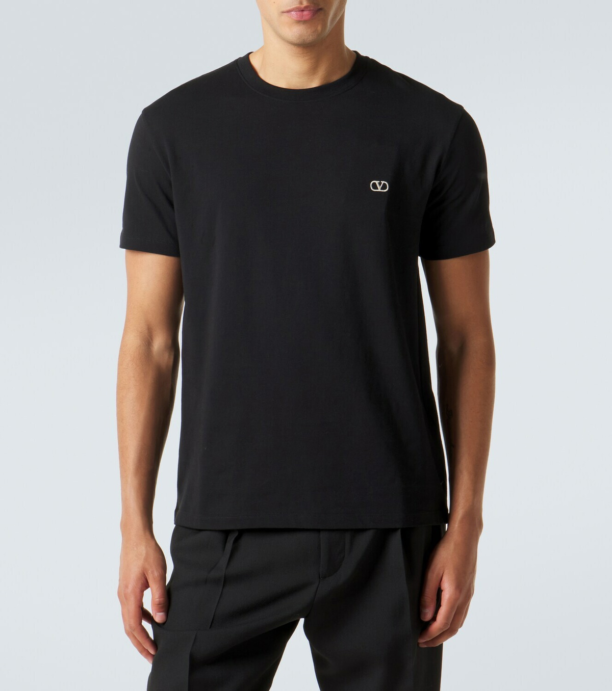 Valentino VLogo cotton jersey T-shirt