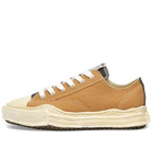 Maison MIHARA YASUHIRO Men's Original Sole Overdyed Lowcut Sneakers in Yellow