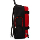 Burberry White and Red Large Nevis Backpack