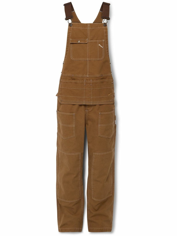 Photo: Nike - Life Cotton-Canvas Overalls - Brown
