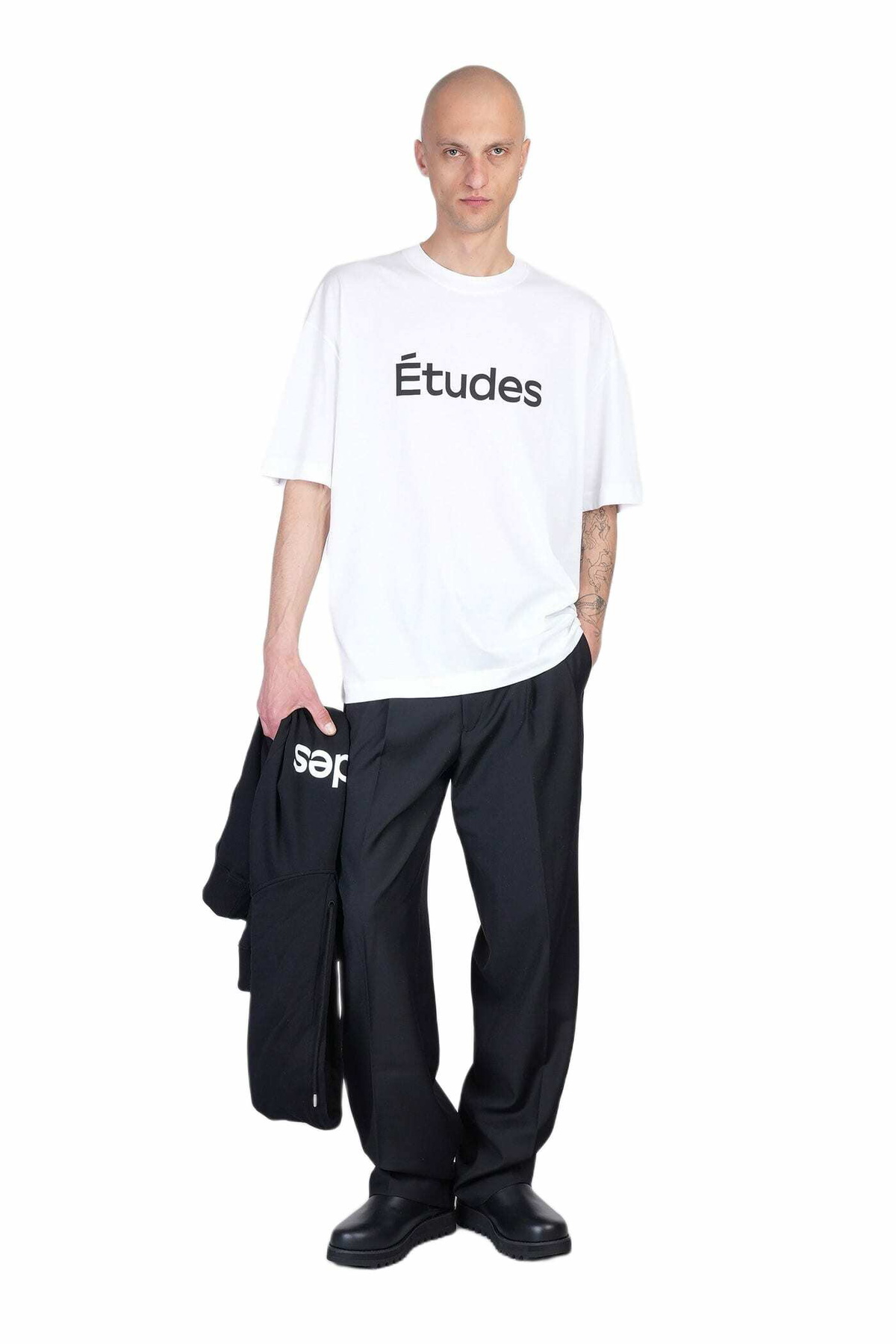 Études T-shirt In White Cotton