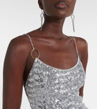 Oséree Pailettes sequined maxi dress