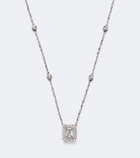Messika Joy 18kt white gold pendant necklace with diamonds