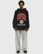 032c LUCKY STRIKE HOODED KNIT Black Mens Pullover