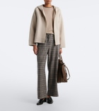 'S Max Mara Hooded virgin wool jacket