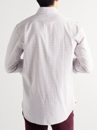 Purdey - Checked Cotton Shirt - White