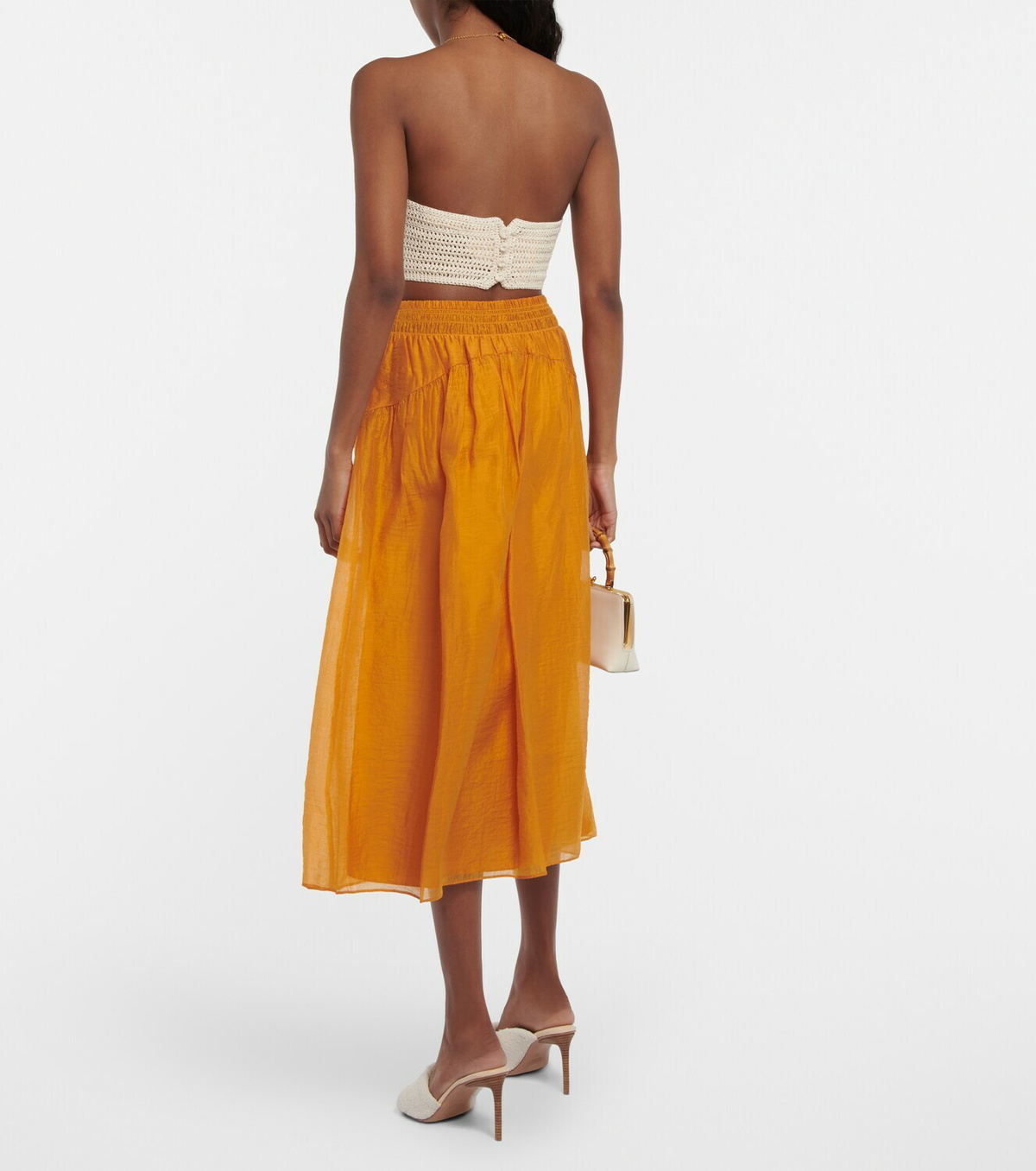 Vince - High-rise midi skirt Vince