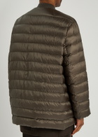Rick Owens X Moncler Flight Padded Shell Parka Brown