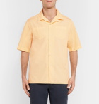 Albam - Harlow Camp-Collar Cotton Shirt - Men - Yellow