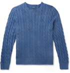 Polo Ralph Lauren - Cable-Knit Cotton Sweater - Blue