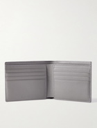 Balenciaga - Logo-Perforated Full-Grain Leather Billfold Wallet