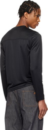 Courrèges Black Football Jersey T-shirt