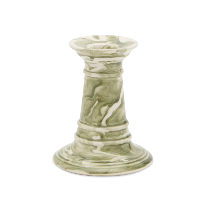 Photo: The Conran Shop Wardour Stubby Candlestick in Green 