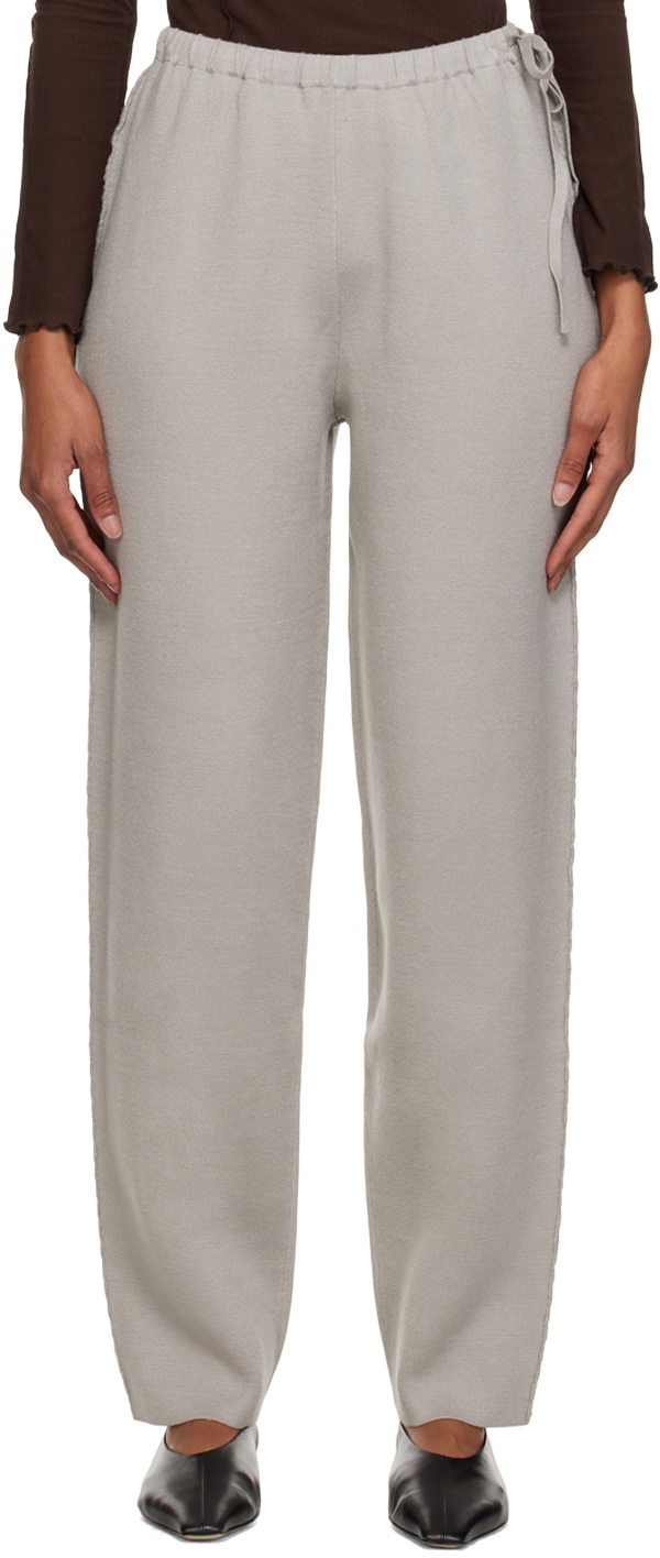 Deiji Studios Taupe 'The Drawcord' Lounge Pants