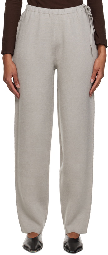 Photo: Deiji Studios Taupe 'The Drawcord' Lounge Pants