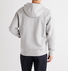 Nike - Mélange Fleece-Back Cotton-Blend Jersey Zip-Up Hoodie - Gray