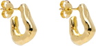 Alighieri Gold 'The Mini Link of Wanderlust Hoops' Earrings
