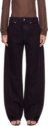 Eckhaus Latta Purple Bend Jeans