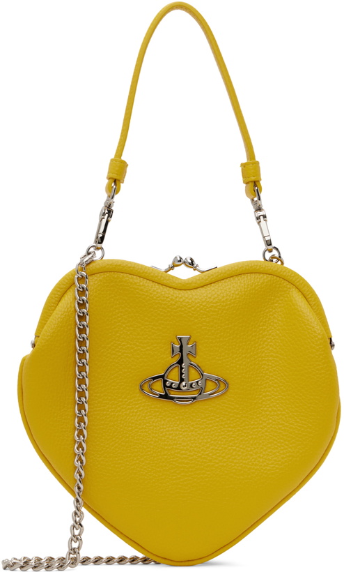 Photo: Vivienne Westwood Yellow Belle Heart Frame Bag