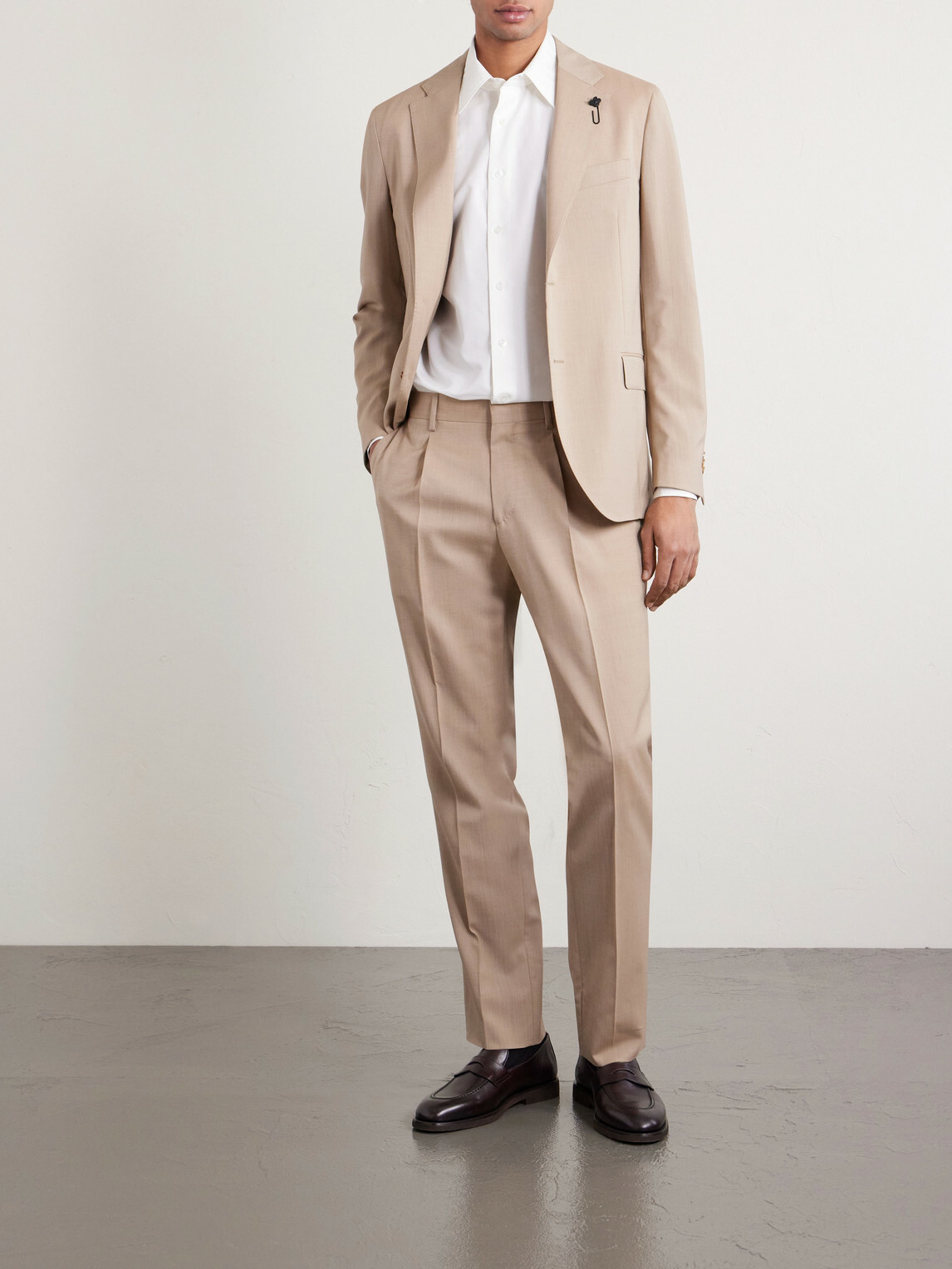 Lardini - Naven Cotton and Silk-Blend Shirt - White