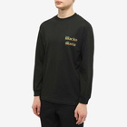 Wacko Maria Men's Long Sleeve Maria Print T-Shirt in Black