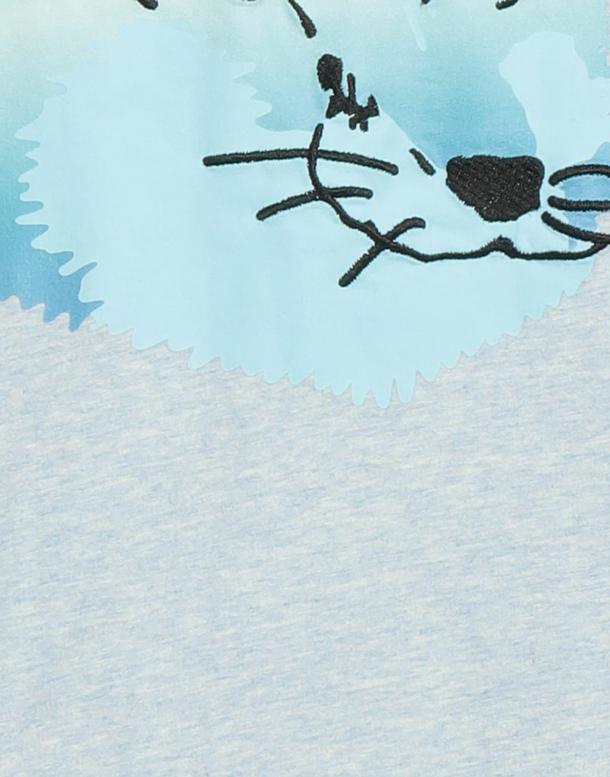 Maison Kitsuné Mens T-shirt Sky in Blue