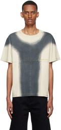 Eckhaus Latta Gray Cotton T-Shirt