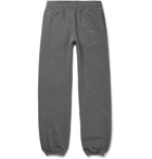 Off-White - Logo-Print Loopback Cotton-Jersey Sweatpants - Gray