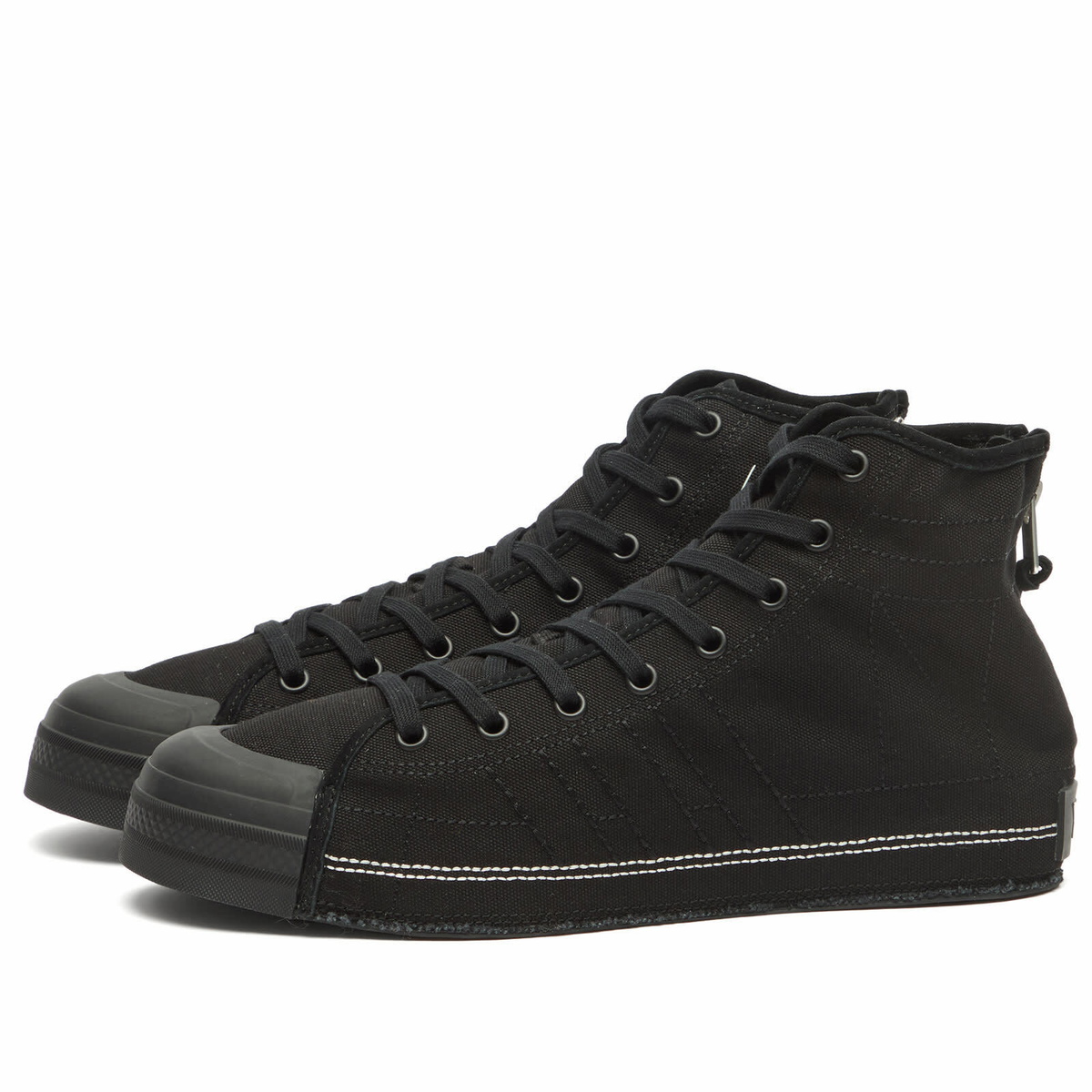 Y-3 Men's x NBHD Nizza Hi Sneaker in Black/Black/White
