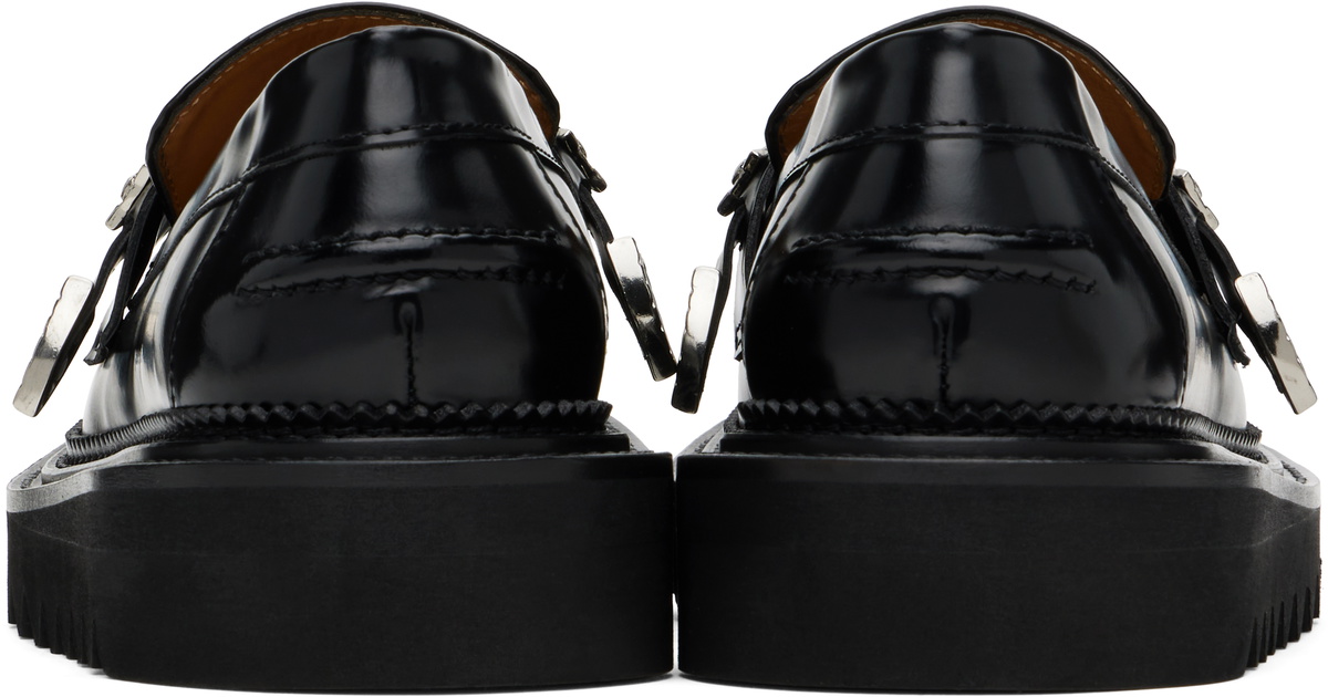 【関税込み】Toga Virilis ブラック Shark Sole ローファー Black Shark Sole Loafers by Toga Virilis on Sale