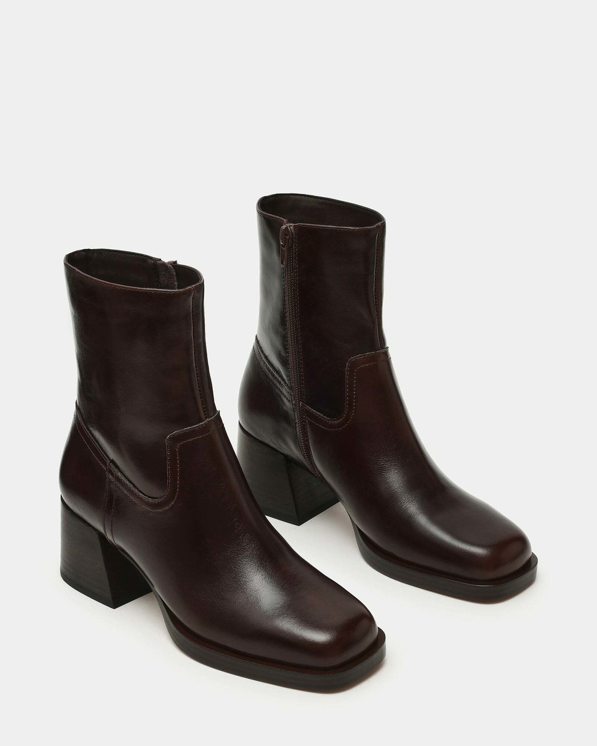 Steve Madden Latches Booties in Brown