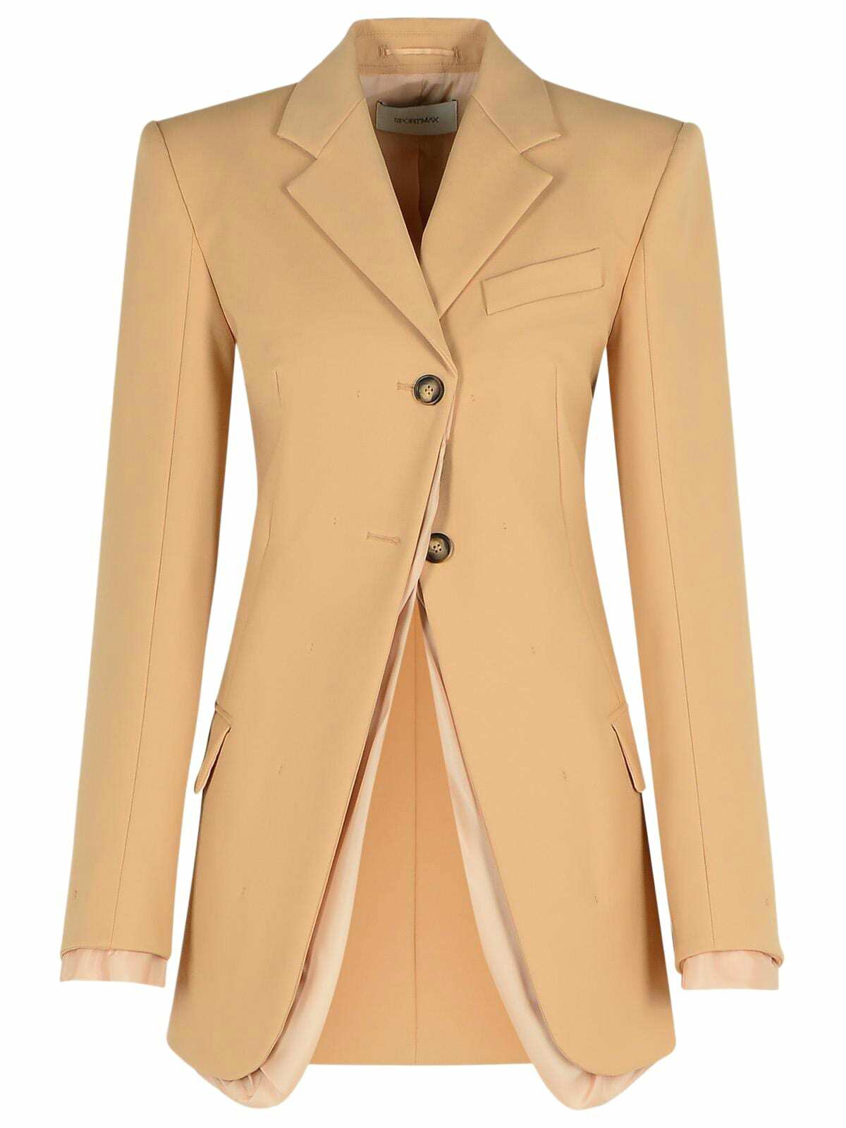 コート SPORTMAX Beige wool blend Adatti coat (2422016082600 001) SportMax Beige Wool Blend Adatti Coat Sportmax