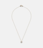 Sophie Bille Brahe Cosmos Simple 18kt gold pendant necklace with diamonds