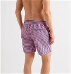 Frescobol Carioca - Copacabana Short-Length Printed Swim Shorts - Pink