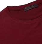 Loro Piana - Slim-Fit Silk and Cotton-Blend Jersey T-Shirt - Men - Red