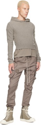 Rick Owens Gray Tower Mastodon Cargo Pants