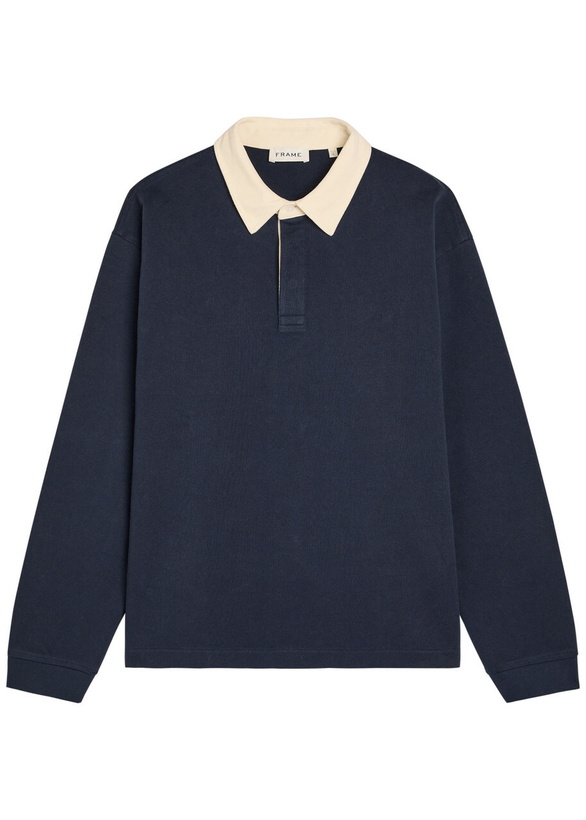 Photo: Frame Cotton Rugby top Navy