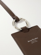 Acne Studios - Logo-Print Leather Cardholder Lanyard