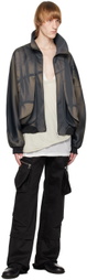 JiyongKim Black Zip Pocket Cargo Pants