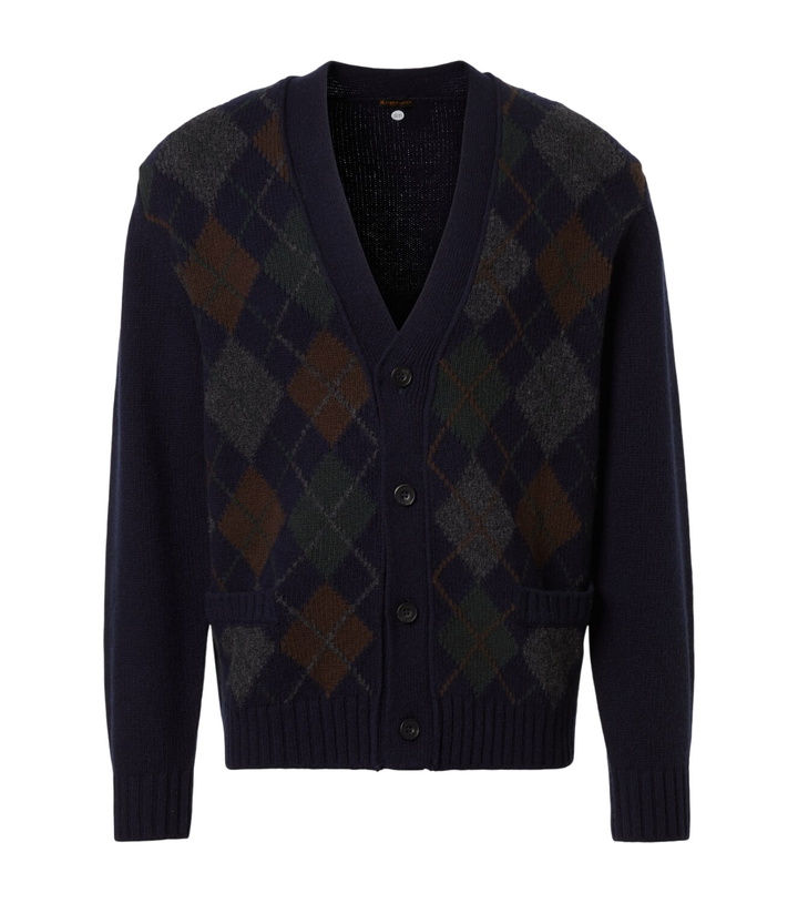 Photo: Rubinacci Argyle wool cardigan