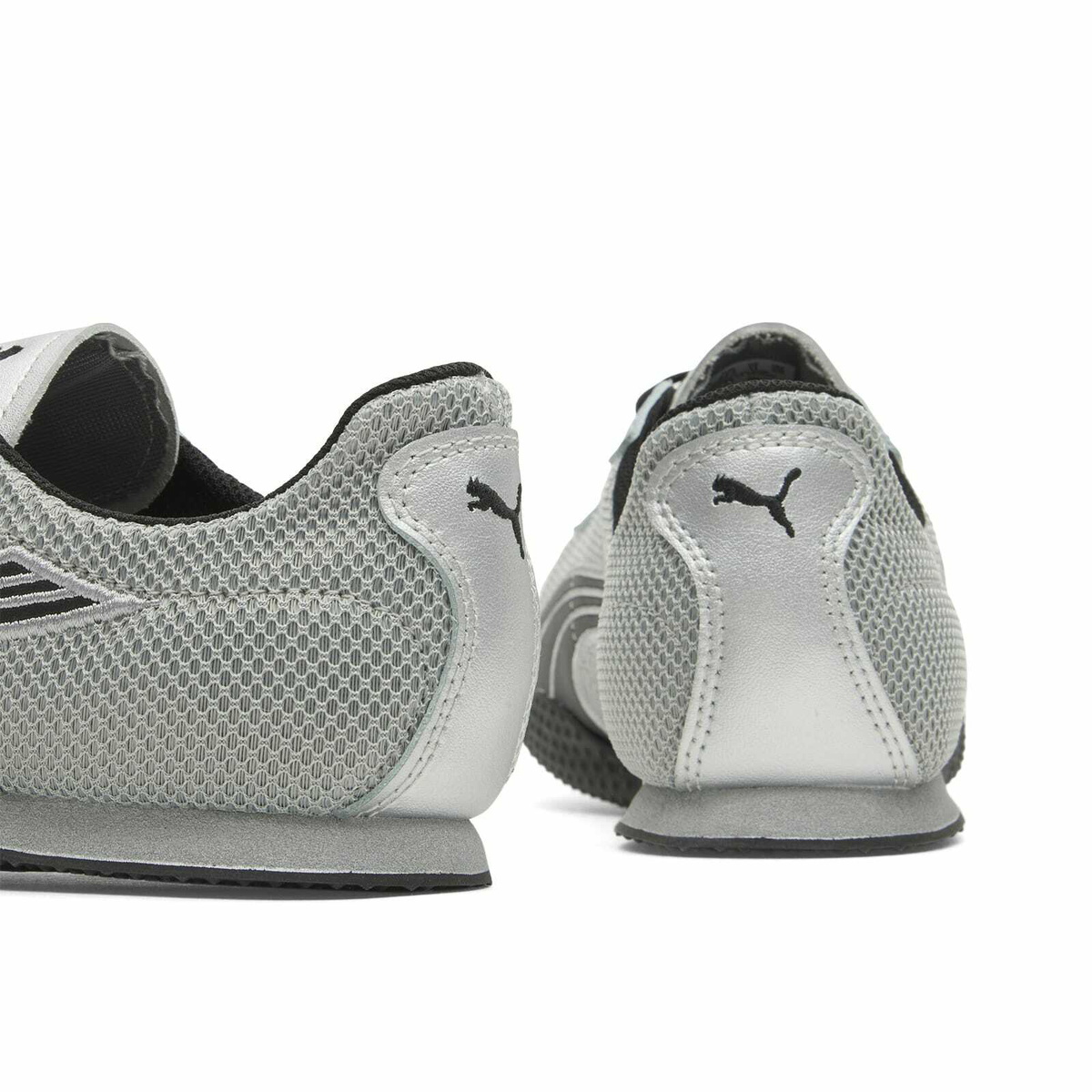 Puma Men's H-Street Chrome Sneaker in Puma Silver/Puma Black