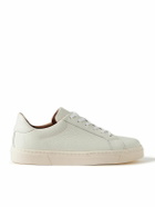 George Cleverley - Jack II Full-Grain Leather Sneakers - White
