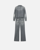 Pinko Light Grey Denim Jumpsuit Light Grey Wash