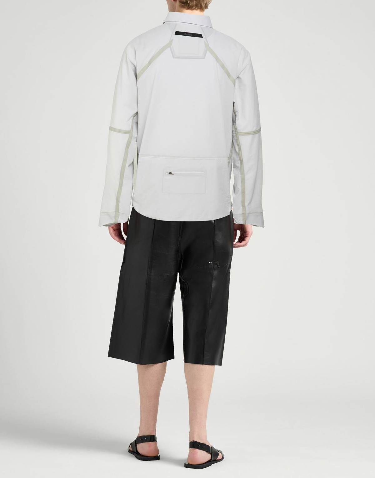 Herno Laminar Mens Jacket Light in Grey