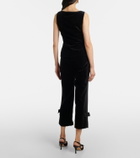 Posse Quincy cotton velvet cropped pants