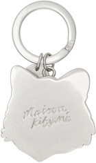 Maison Kitsuné Silver Bold Fox Head Keychain